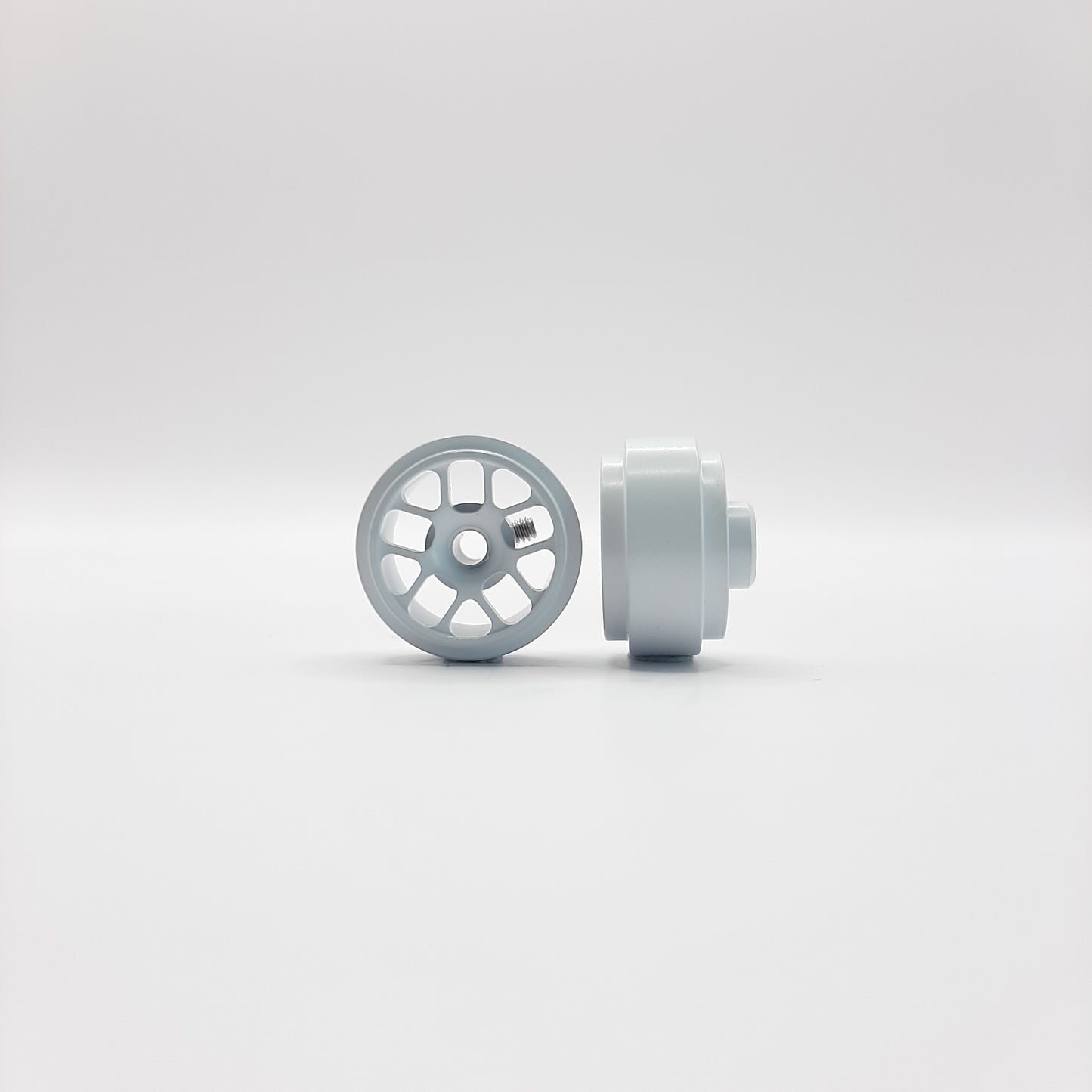 Staffs Slot Cars UK STAFFS222 STAFFS Hyper 15.8mm x 8.5mm White Alloy Wheel