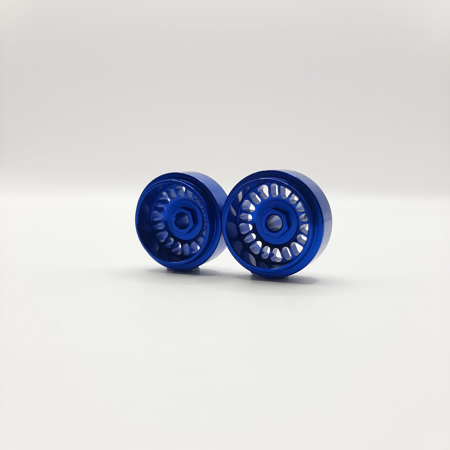 Staffs Slot Cars UK STAFFS104 STAFFS 15.8 X 8.5 BBS STYLE DEEP DISH (FRONT) BLUE