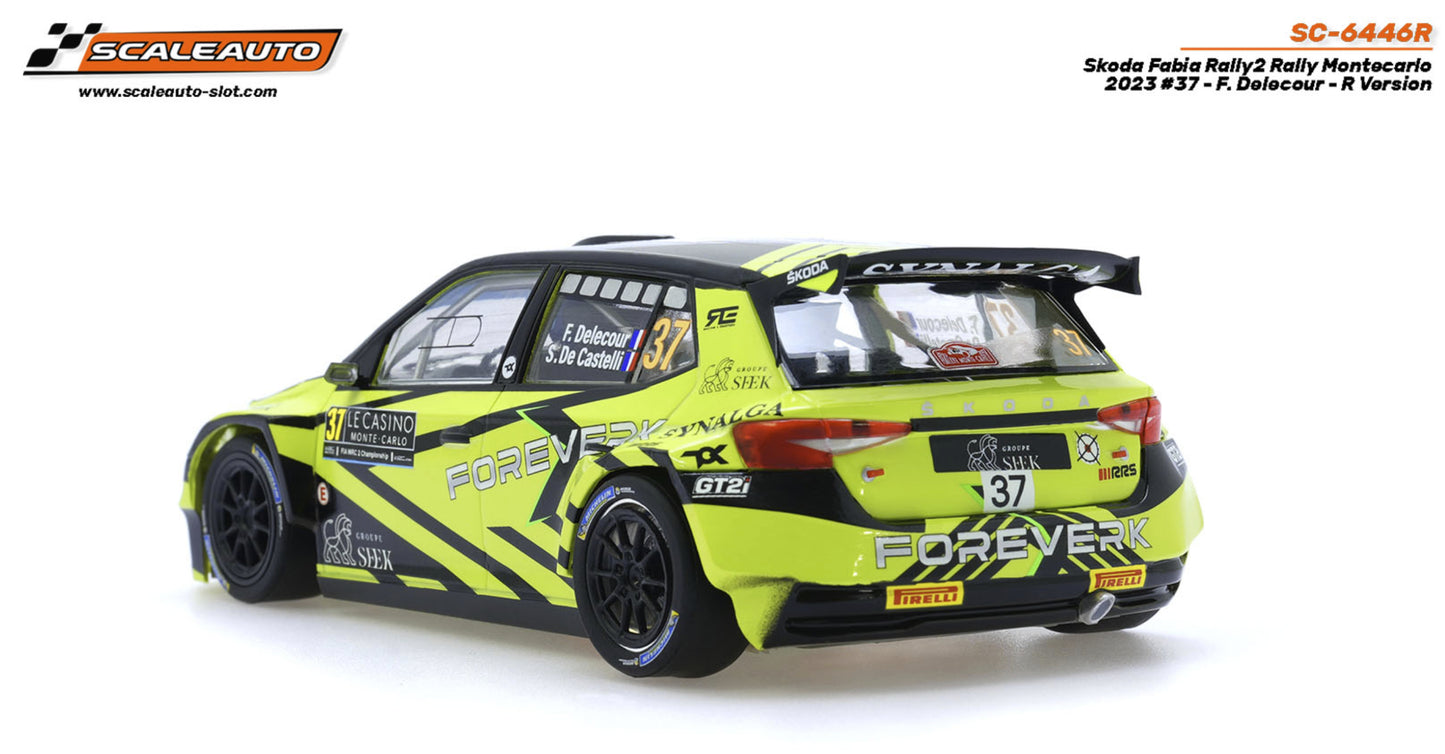 Scaleauto Skoda Fabia Rally2 Monte-Carlo 2023 SC-6446R