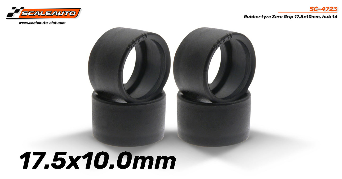 SCALEAUTO SC-4723 Neum. goma Zero Grip 17.5x10mm