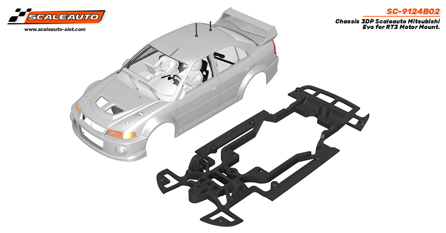 SCALEAUTO SC-9124B02 Chasis 3DP Scaleauto Mitsubishi Evor
