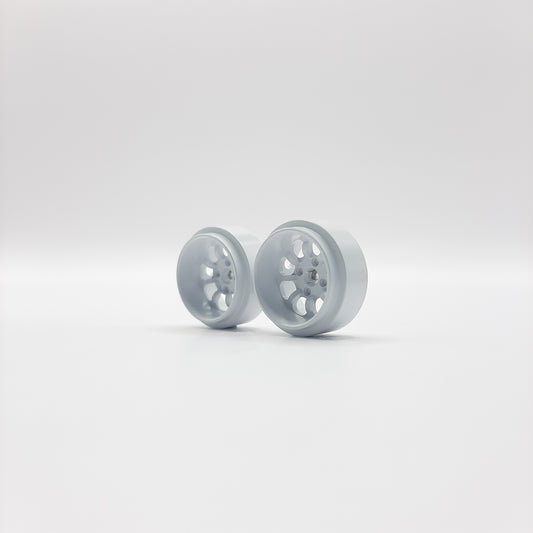 STAFFS238 15.8 X 8.5mm WHITE MINILITE STYLE ALLOY DEEPDISH