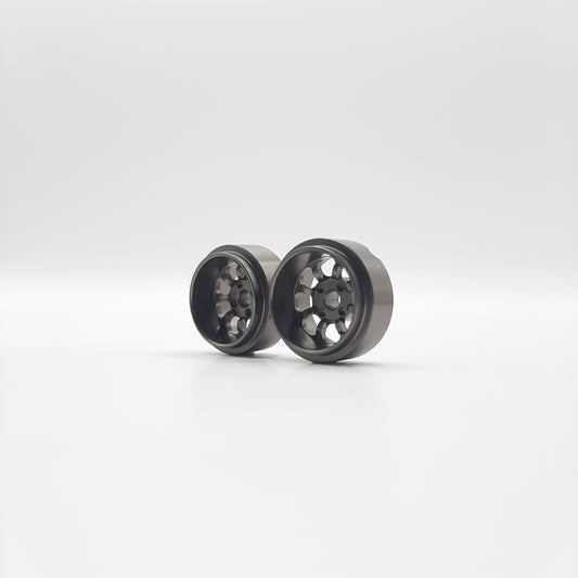 STAFFS237 15.8 X 8.5mm GREY MINILITE STYLE ALLOY DEEPDISH