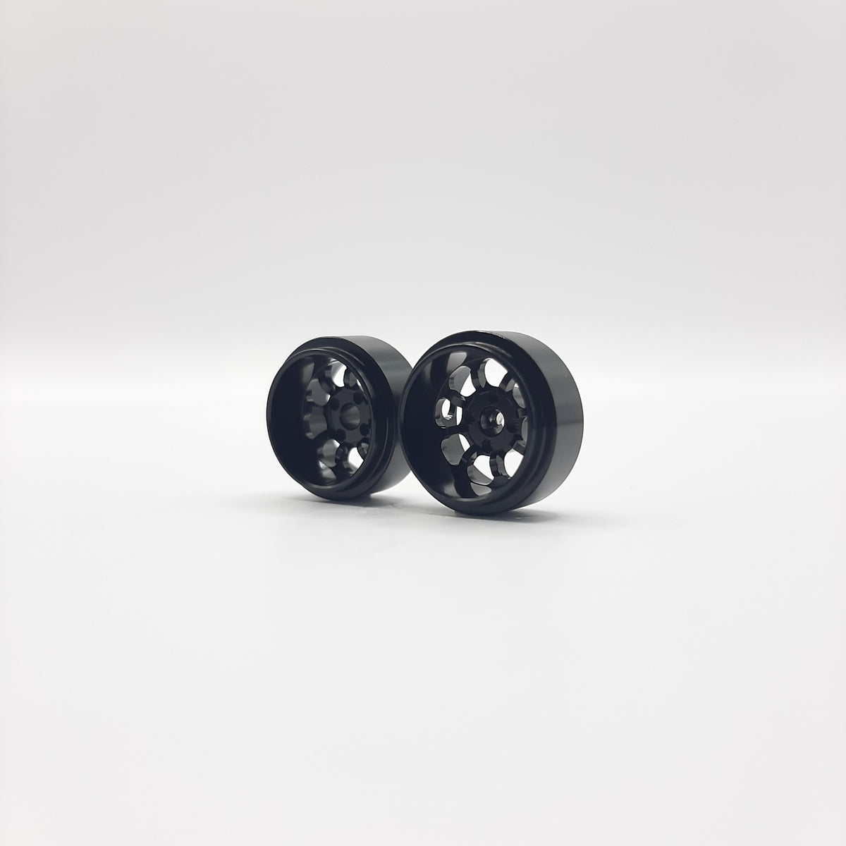 STAFFS234 15.8 X 8.5mm BLACK MINILITE STYLE ALLOY DEEPDISH