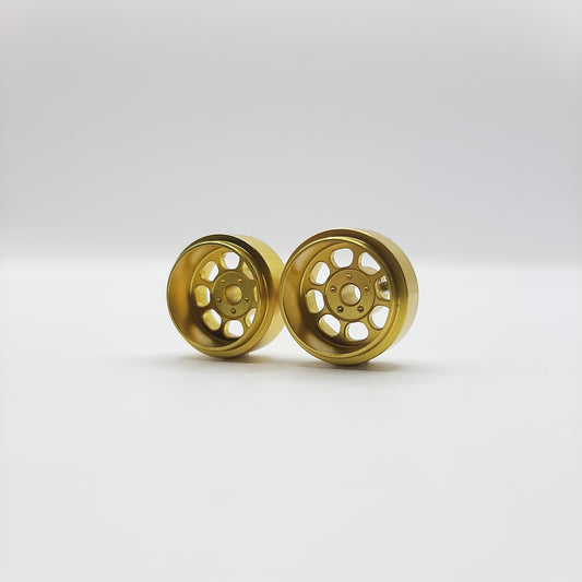 STAFFS162 Classic 15.8 x 8.5mm Gold Alloy Deep Dish Wheel