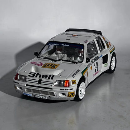 SRC 53610 PEUGEOT 205 T16 EVO1 CHRONO "Mouton Montecarlo 1986"