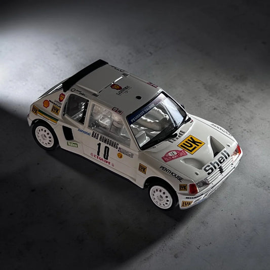 SRC 53610 PEUGEOT 205 T16 EVO1 CHRONO "Mouton Montecarlo 1986"