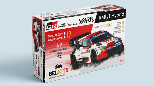 BELKITS BEL-026 Kit 1/24 Toyota Yaris Rally1 Mexico 2023