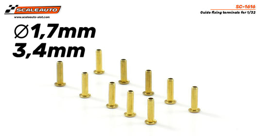 SCALEAUTO SC-1616 Terminales para guia 1/32