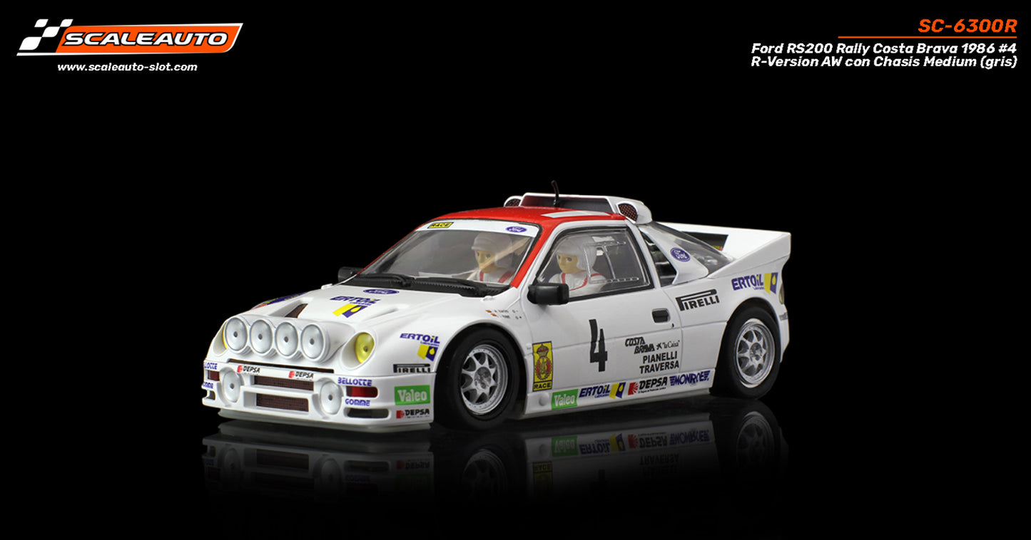 Scaleauto Ford RS200 Rally Costa Brava 1986 SC-6300R