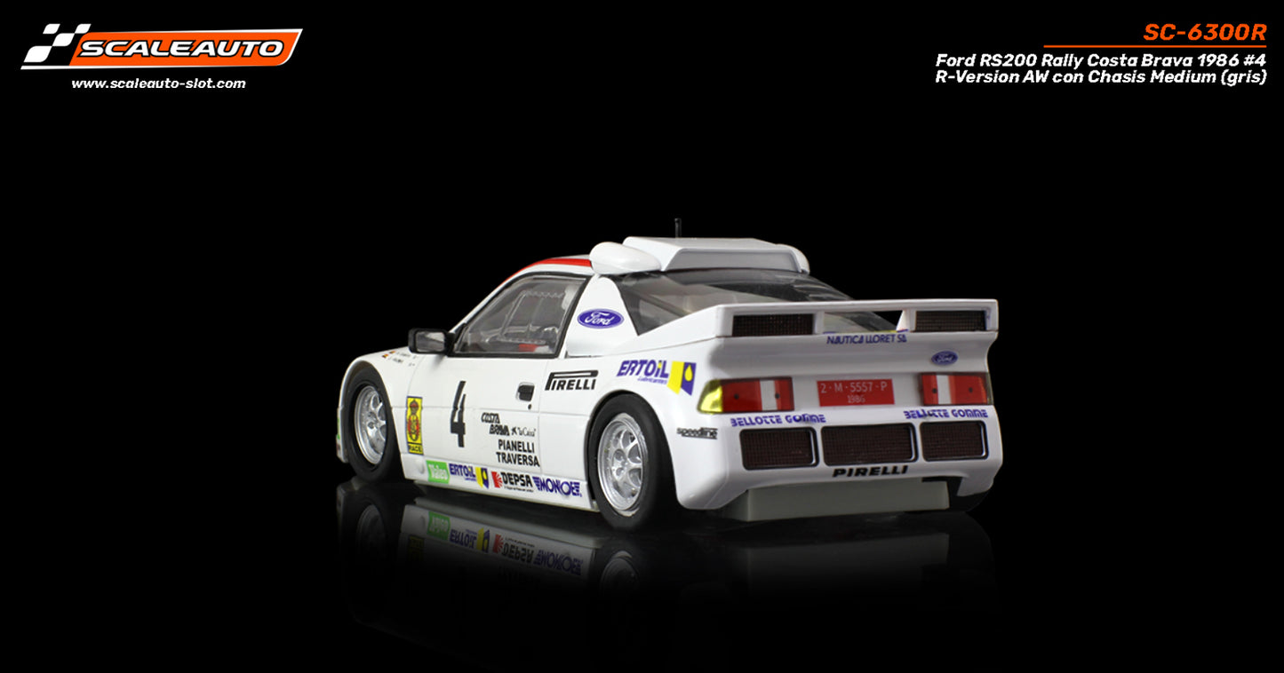 Scaleauto Ford RS200 Rally Costa Brava 1986 SC-6300R