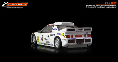 Scaleauto Ford RS200 Rally Costa Brava 1986 SC-6300R