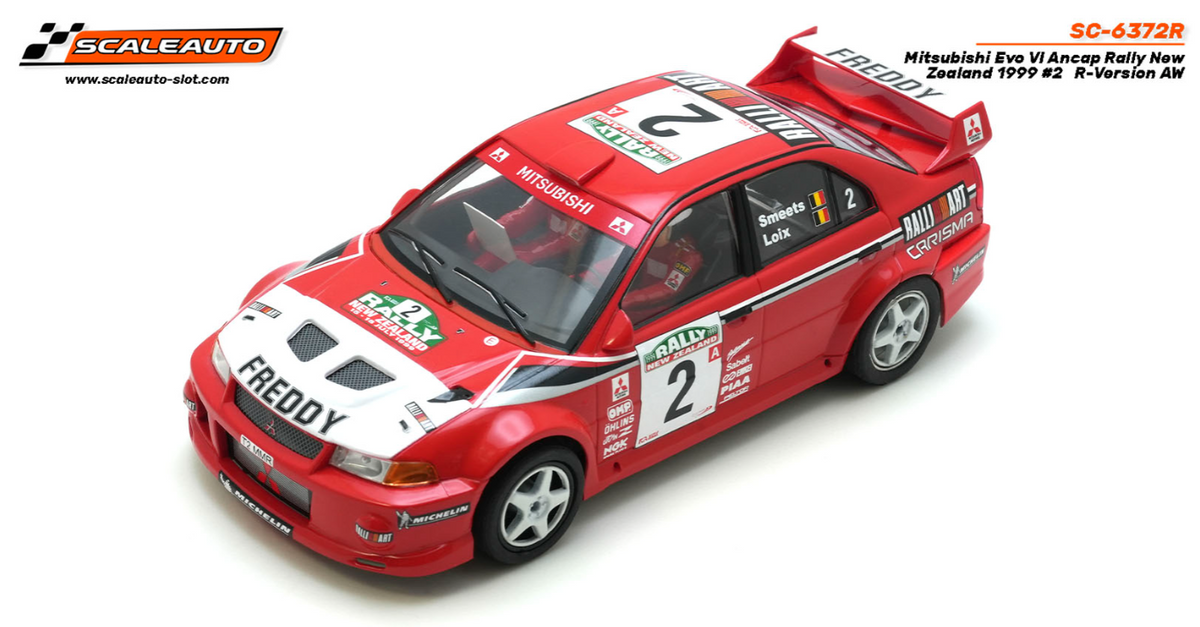 SC-6372R Mitsubishi Evo VI Freddy Rally New Zealand 1999 #2 R-Version AW