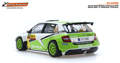 Scaleauto Skoda Fabia R5 Rally Catalunya 2015 Winner SC-6442R
