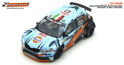 Scaleauto Skoda Fabia R5 Monte-Carlo 2020 Gulf SC-6443R