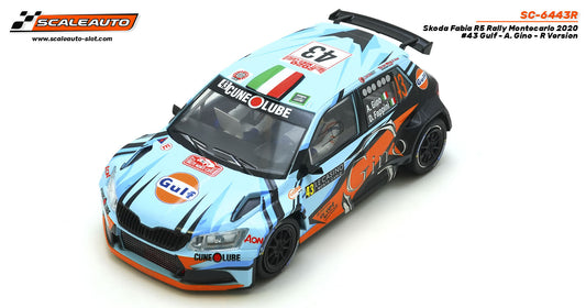 Scaleauto Skoda Fabia R5 Monte-Carlo 2020 Gulf SC-6443R
