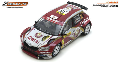 Scaleauto Skoda Fabia R5 Rally Catalunya 2015 SC-6444R