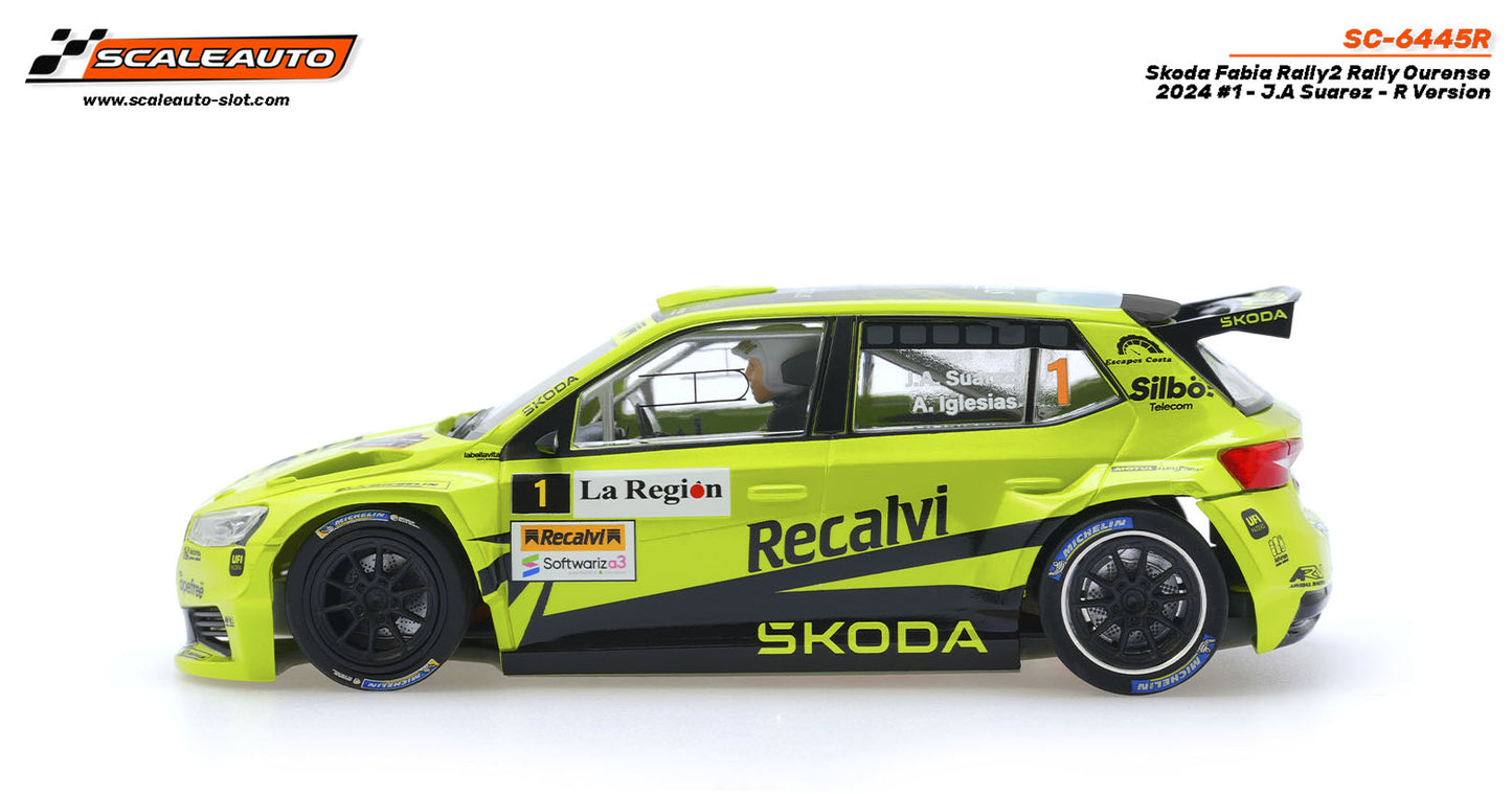 Scaleauto Skoda Fabia Rally2 Rally Ourense 2024 SC-6445R