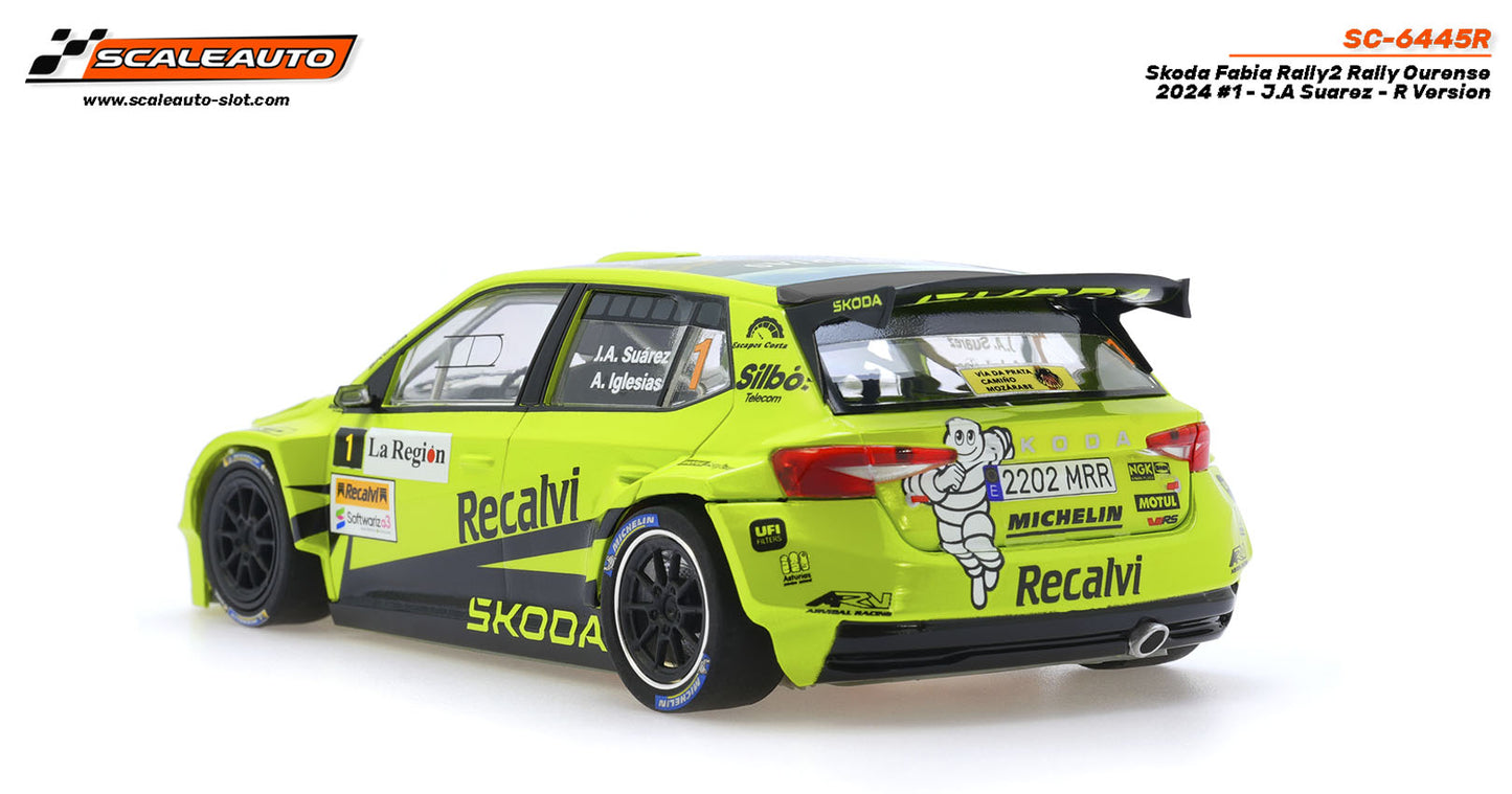 Scaleauto Skoda Fabia Rally2 Rally Ourense 2024 SC-6445R