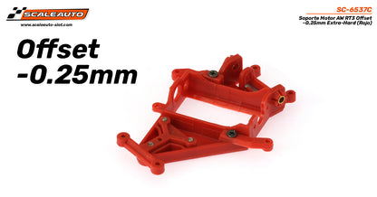 SCALEAUTO SC-6537C Soporte Motor AW RT3 Offset -0.25mm