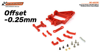 SCALEAUTO SC-6537C Soporte Motor AW RT3 Offset -0.25mm