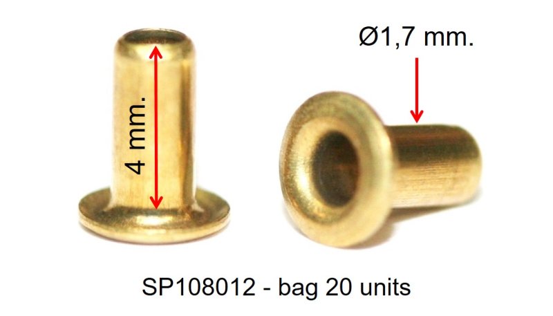 Sloting Plus SP108012 Terminal para cable eléctrico Ø1,7 x 4 mm.
