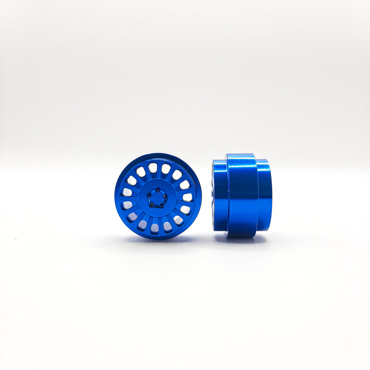 STAFFS338 STAFFS OZ Style 15.8 x 8.5mm Blue Alloy Wheels