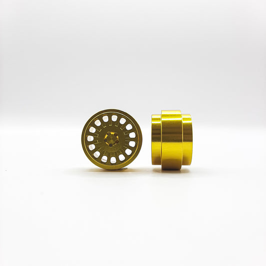 STAFFS336 STAFFS OZ Style 15.8 x 8.5mm Gold Alloy Wheels