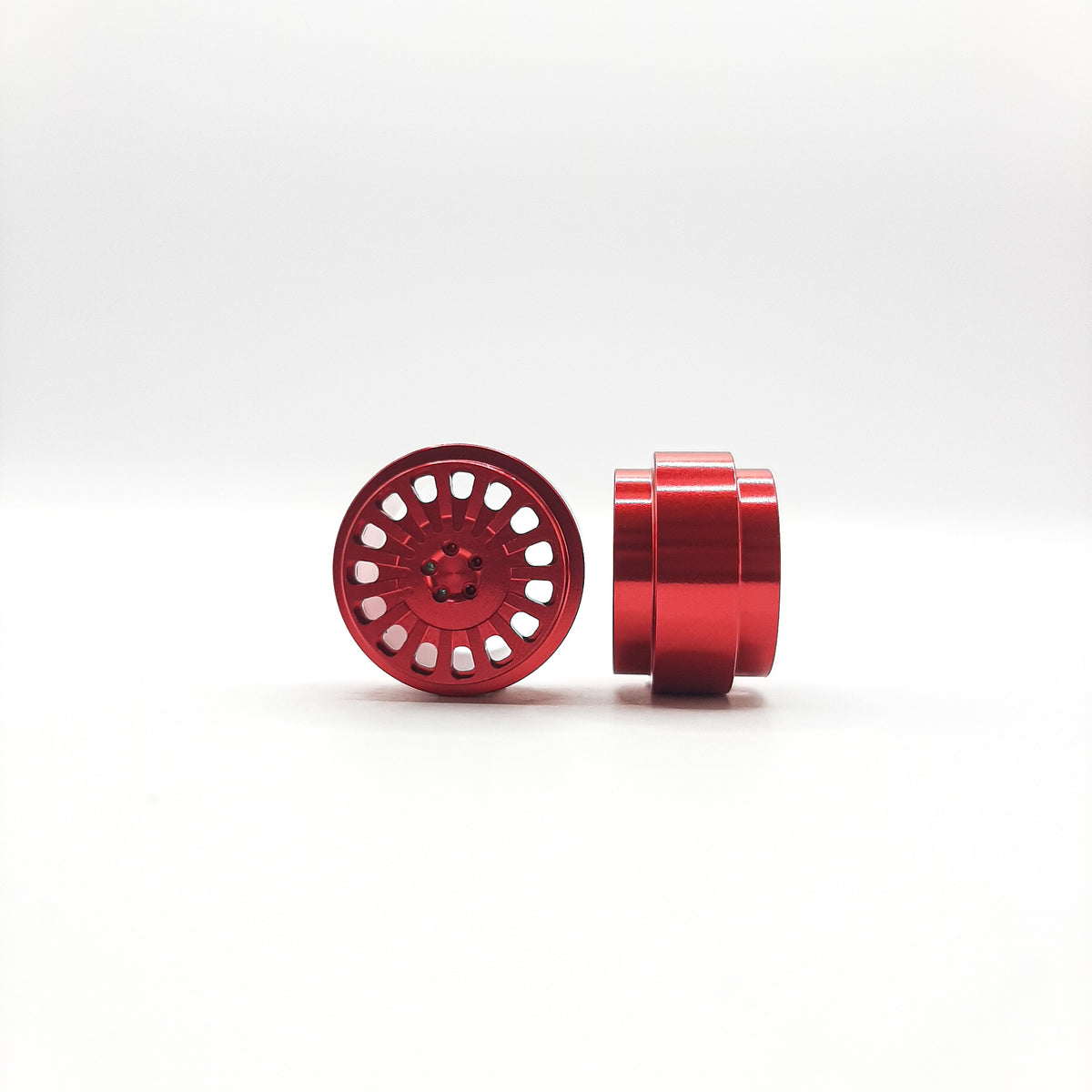 STAFFS339 STAFFS OZ Style 15.8 x 8.5mm Red Alloy Wheels